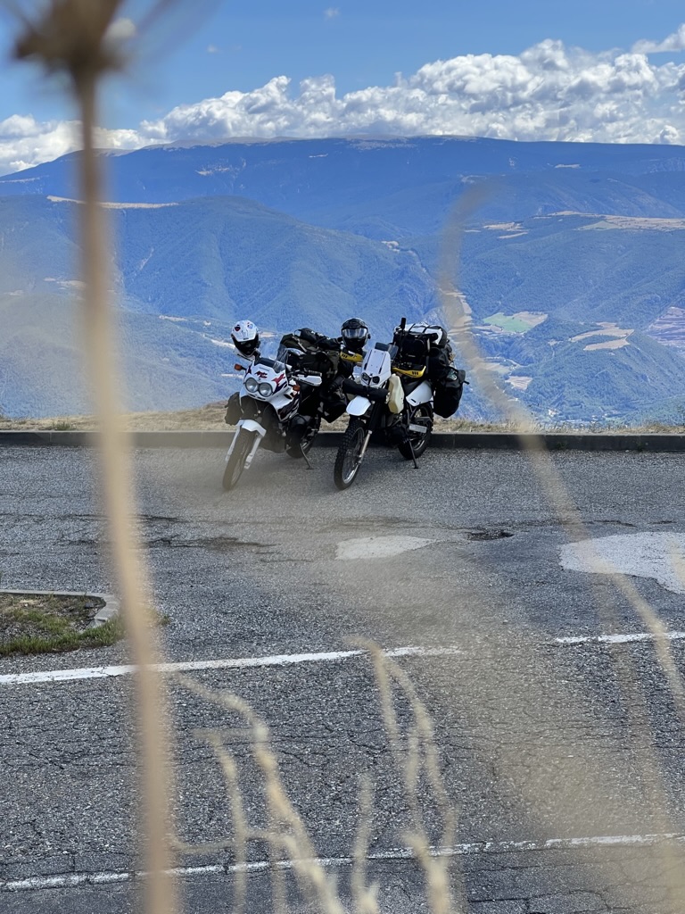 Motorcycles by pass view point.